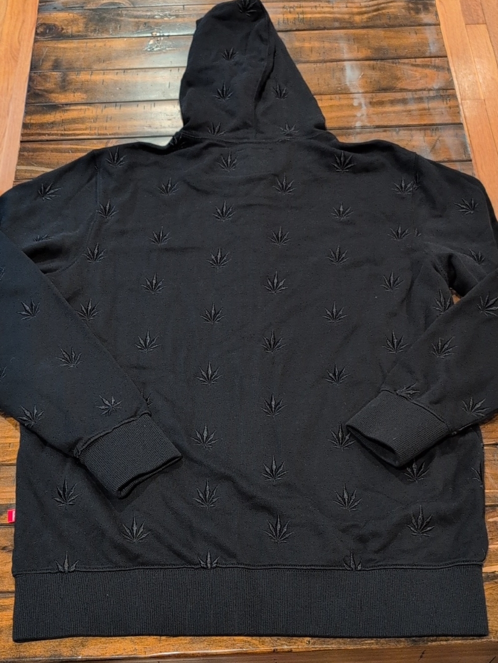 Medmen Embroidered Hemp Leaf Full Zip Hoodie - Picture 5 of 5